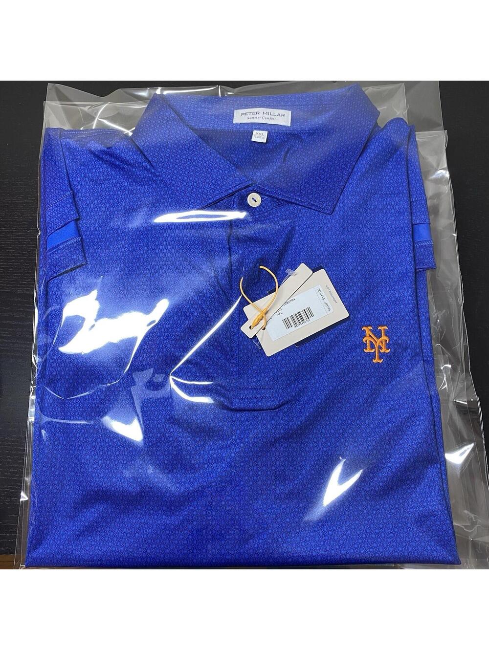 Peter Millar Summer Comfort Polo New York Mets MLB XXL NWT